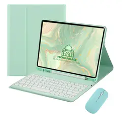 GENERICO - Funda Teclado 2.0 y Mouse Para Tablet Samsung S7-S8-S9-S9Fe - letra Ñ
