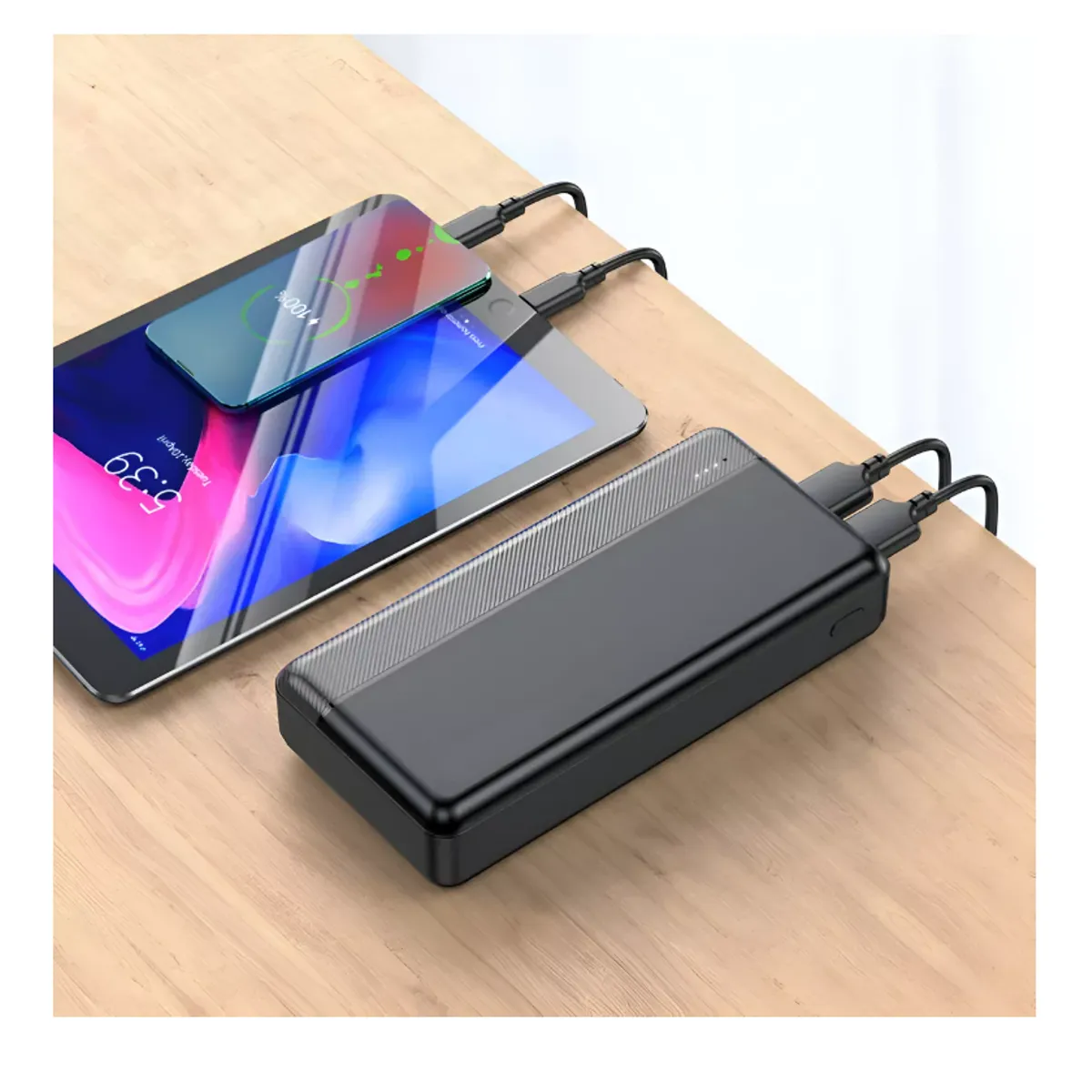 GENERICO - Cargador Batería Externa Portátil Power Bank 30000 Mah