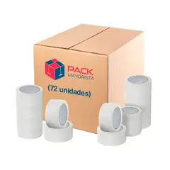 GENERICO - Cinta Papel Masking Tape 48mm40m - Pack Mayorista - 72 Uds