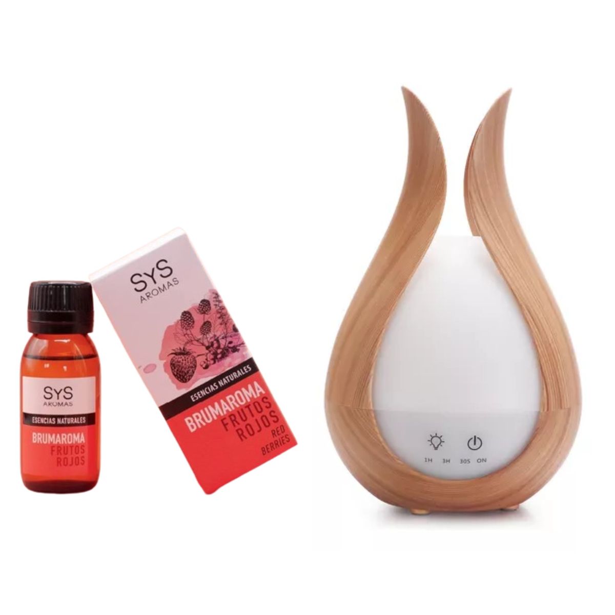 SYS - Brumaromas Ambientador Sys 50 Ml Frutos Rojo + Equipo 200 Ml