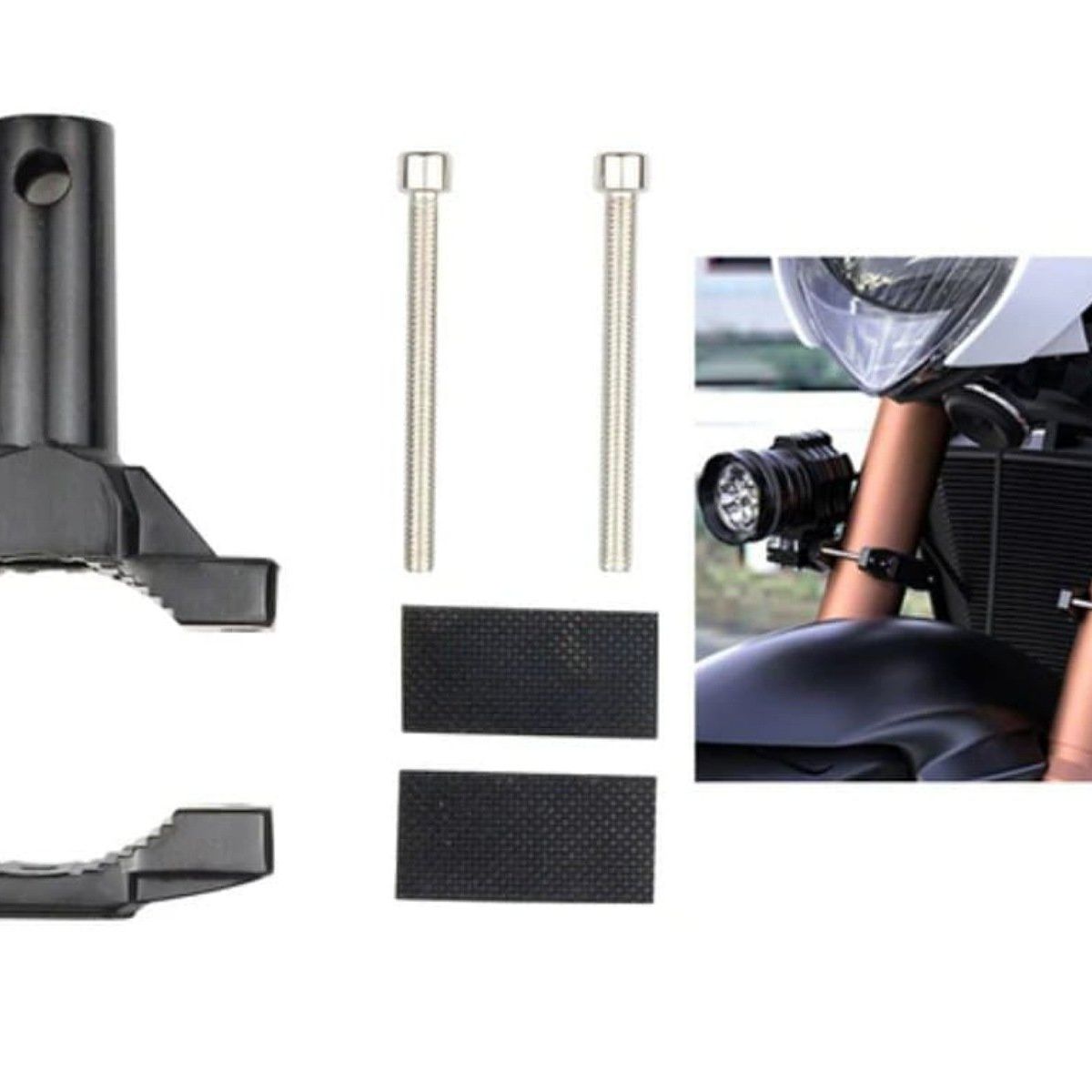 GENERICO - Soporte para neblineros de motos y scooters la unidad