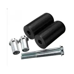 GENERICO - Topes de caída para motos universales negros