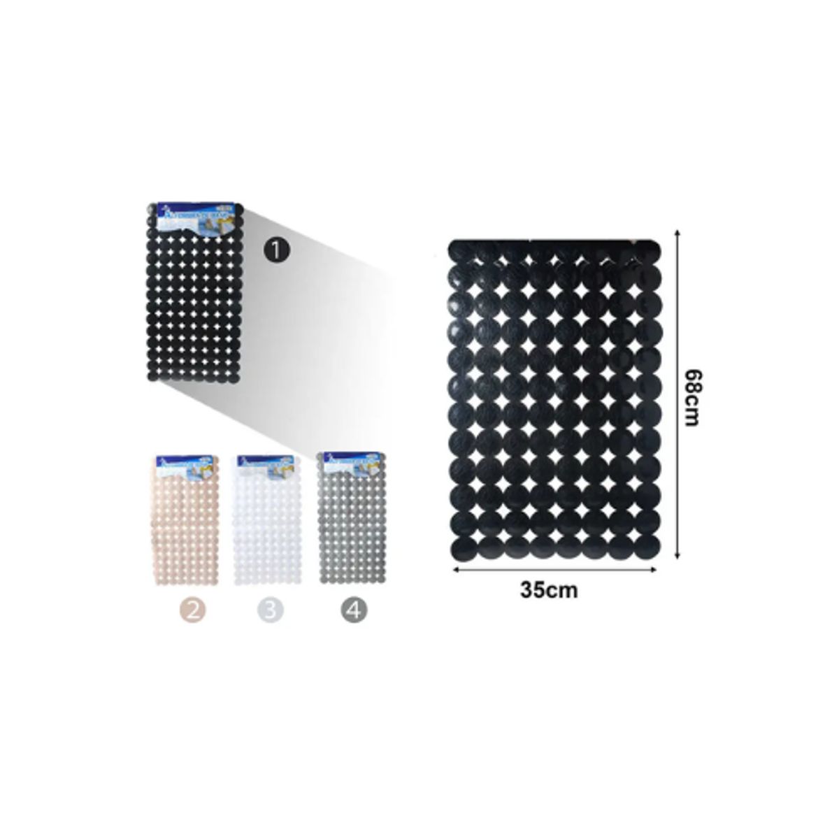 GENERICO - ALFOMBRA DE BAÑO COLORES