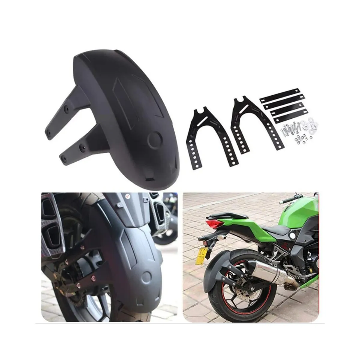 GENERICO - Guarda barros para motos trasero universal