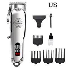 TIOZONEY - Cortadora de cabello eléctrica C99 totalmente metálica