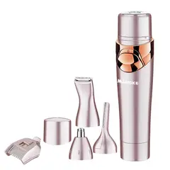 TIOZONEY - Kit de 4 en 1 afeitadora recortadora y recargador para cejas todo