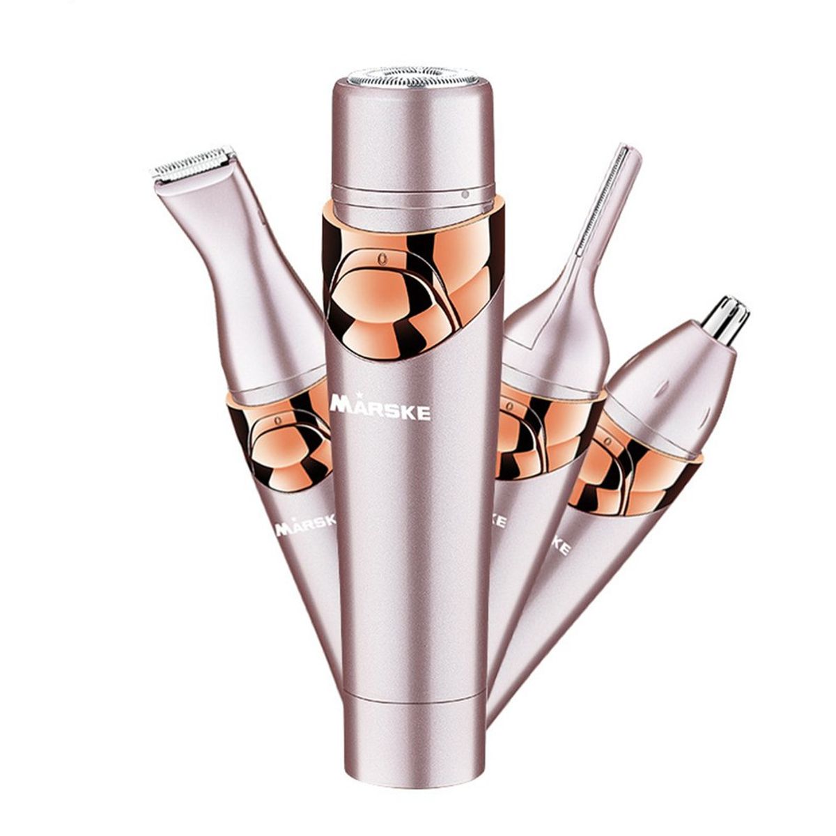 TIOZONEY - Kit de 4 en 1 afeitadora recortadora y recargador para cejas todo