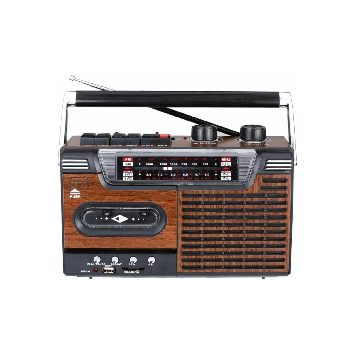 AUDIO PRO - Radio Retro Cassette Con Bluetooth 20w Back To Retro - SC