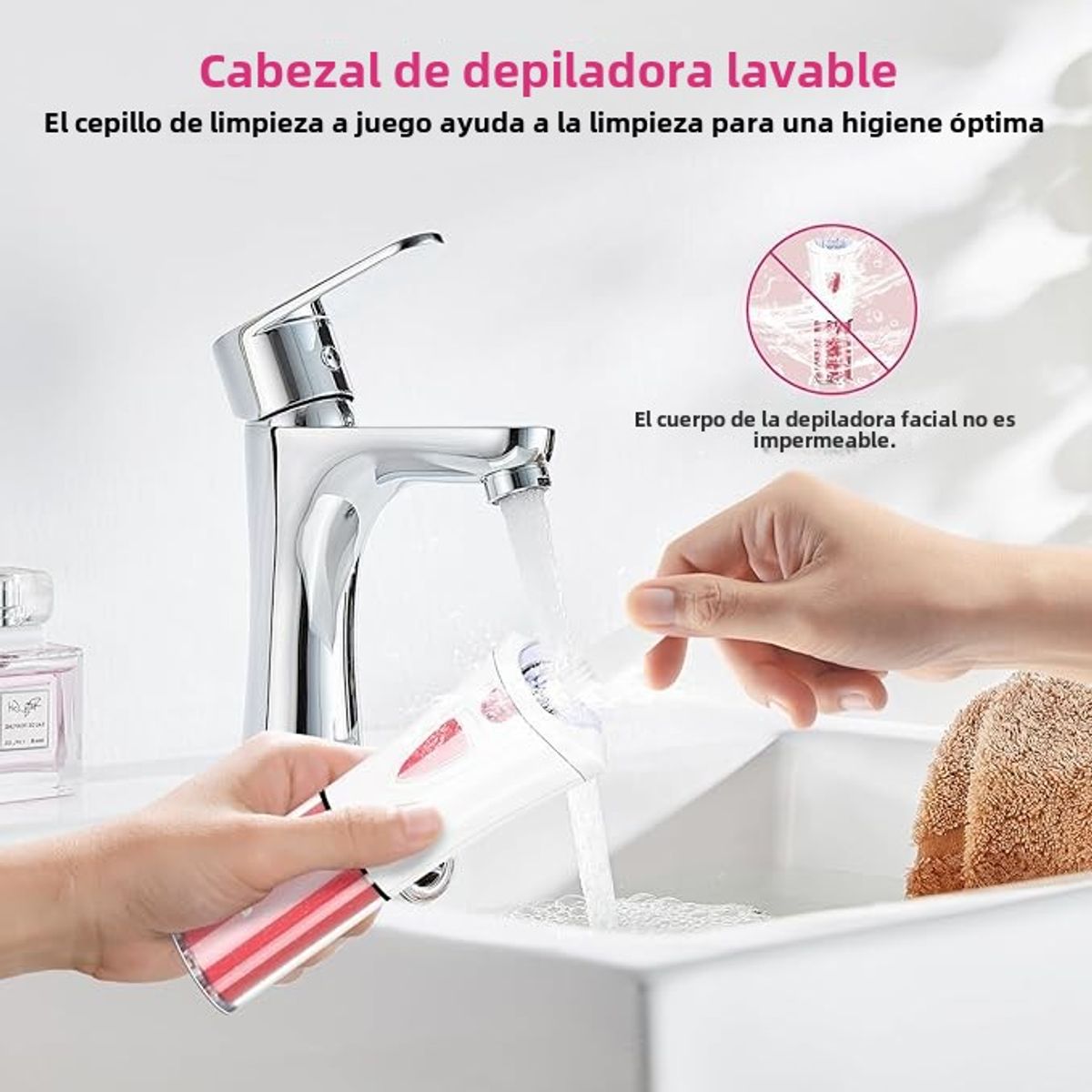 TIOZONEY - Depiladora facial eléctrica para mujer