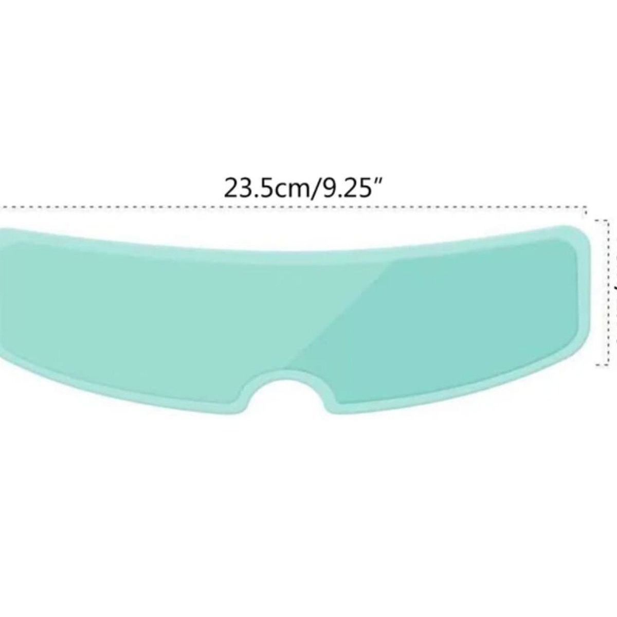 GENERICO - Mica antilluvia para cascos de motos