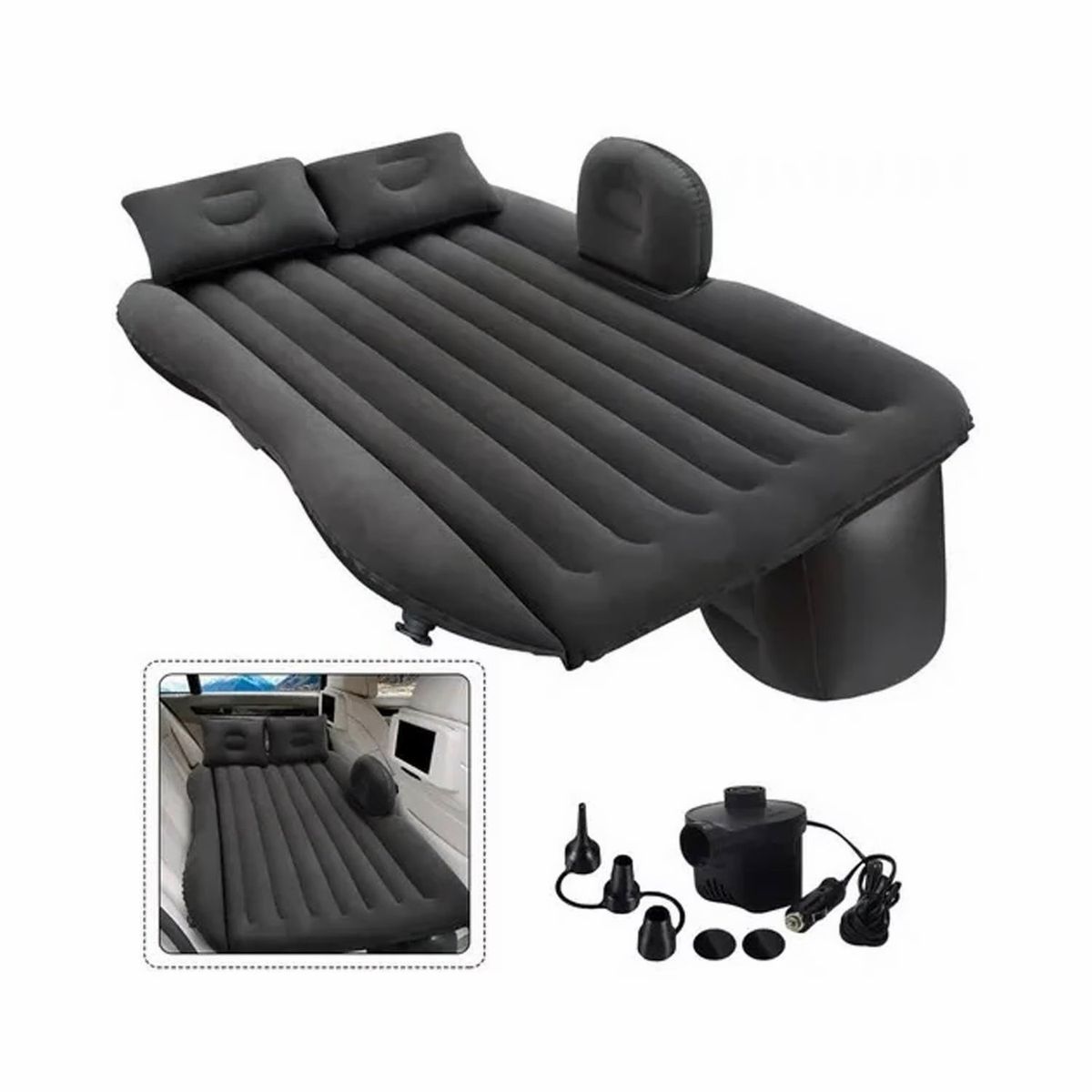 MOVI - COLCHON INFLABLE PARA ASIENTO TRASERO DE AUTO