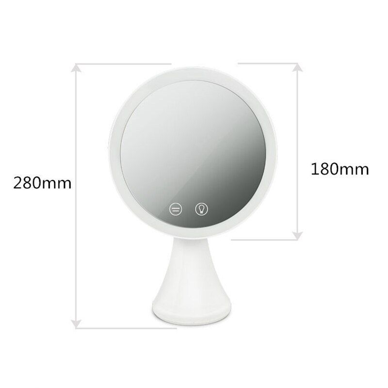MOVI - ESPEJO  DE  MAQUILLAJE  CON LUZ LED