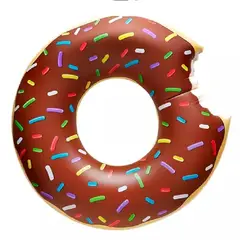 MOVI - FLOTADOR GIGANTE DONUT CAFE 120 cms