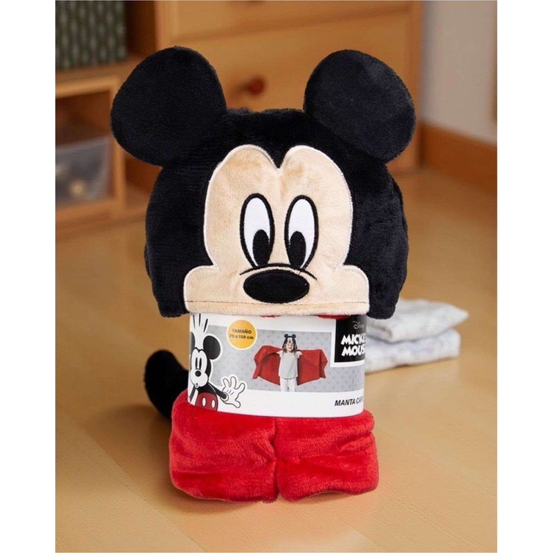 GENERICO - Manta Frazada infantil Capucha 3D