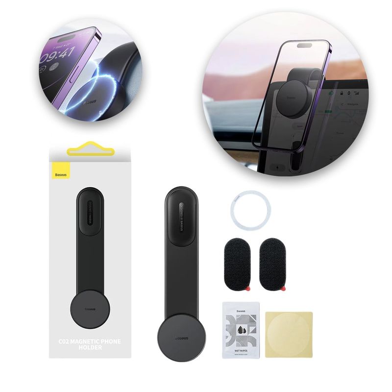 GENERICO - Soporte Magnético De Teléfono Para Autos Base Plegable