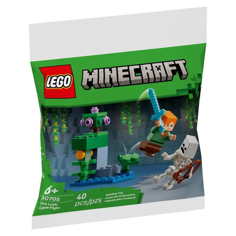 LEGO - Lego Bolsa Minecraft Duelo en la Cueva Frondosa 30705