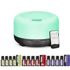 GENERICO - 500ml Difusor De Aromas Con 12 Botellas De Aceites Esenciale