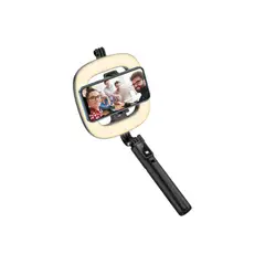 GENERICO - Bastón Selfie Con Aro De Luz Y Trípode Lv03 Premium