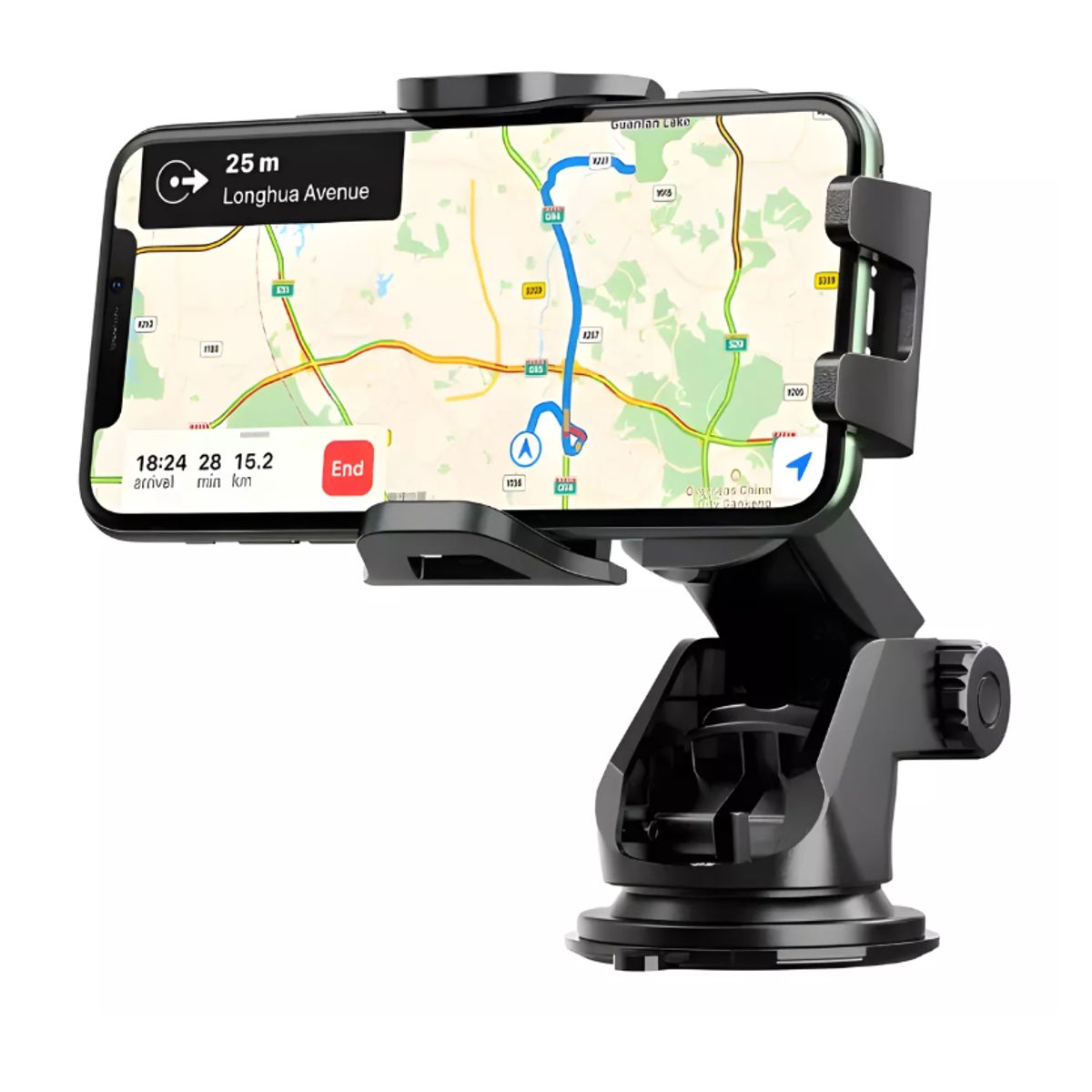 GENERICO - Soporte Celular Para Auto Ajustable Para Tablero O Parabrisa