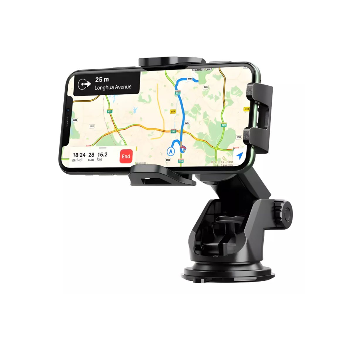 GENERICO - Soporte Celular Para Auto Ajustable Para Tablero O Parabrisa