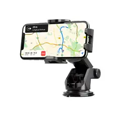 GENERICO - Soporte Celular Para Auto Ajustable Para Tablero O Parabrisa