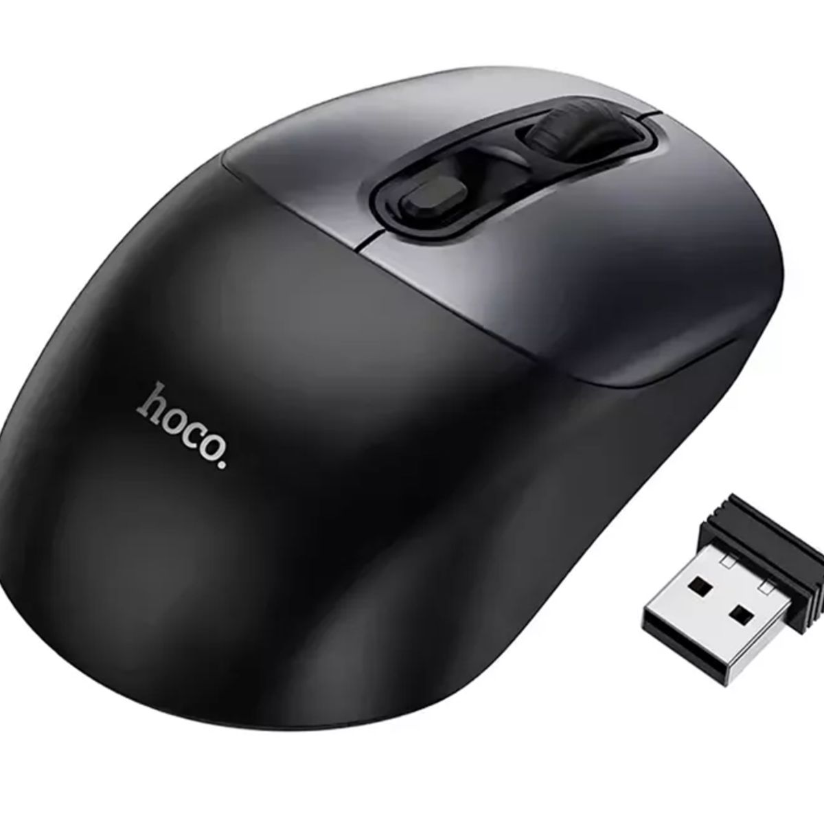 HOCO - Mouse Inalámbrico Ratón Conexión 24gz Hoco Gm28 Negro