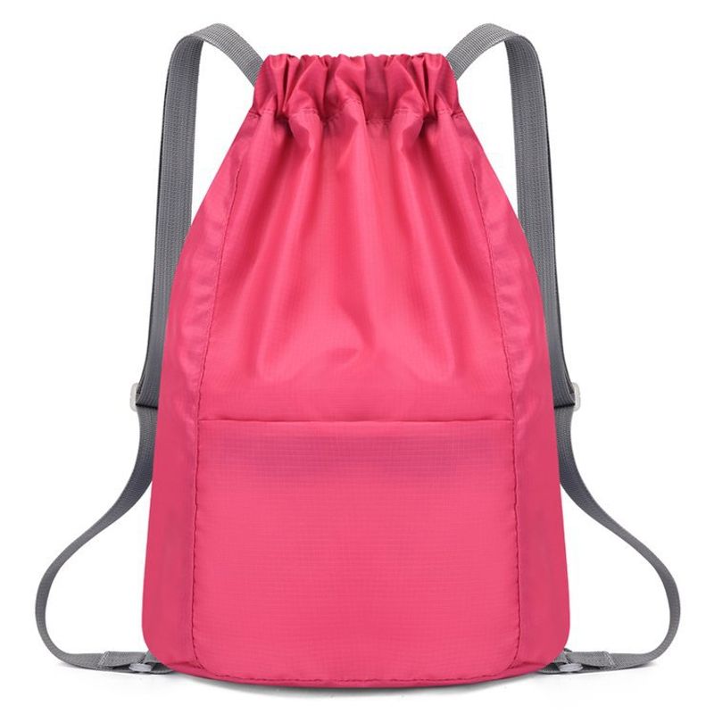 EDWINAYY - Mochila Bolso Tipo Morral Deportivo Negro