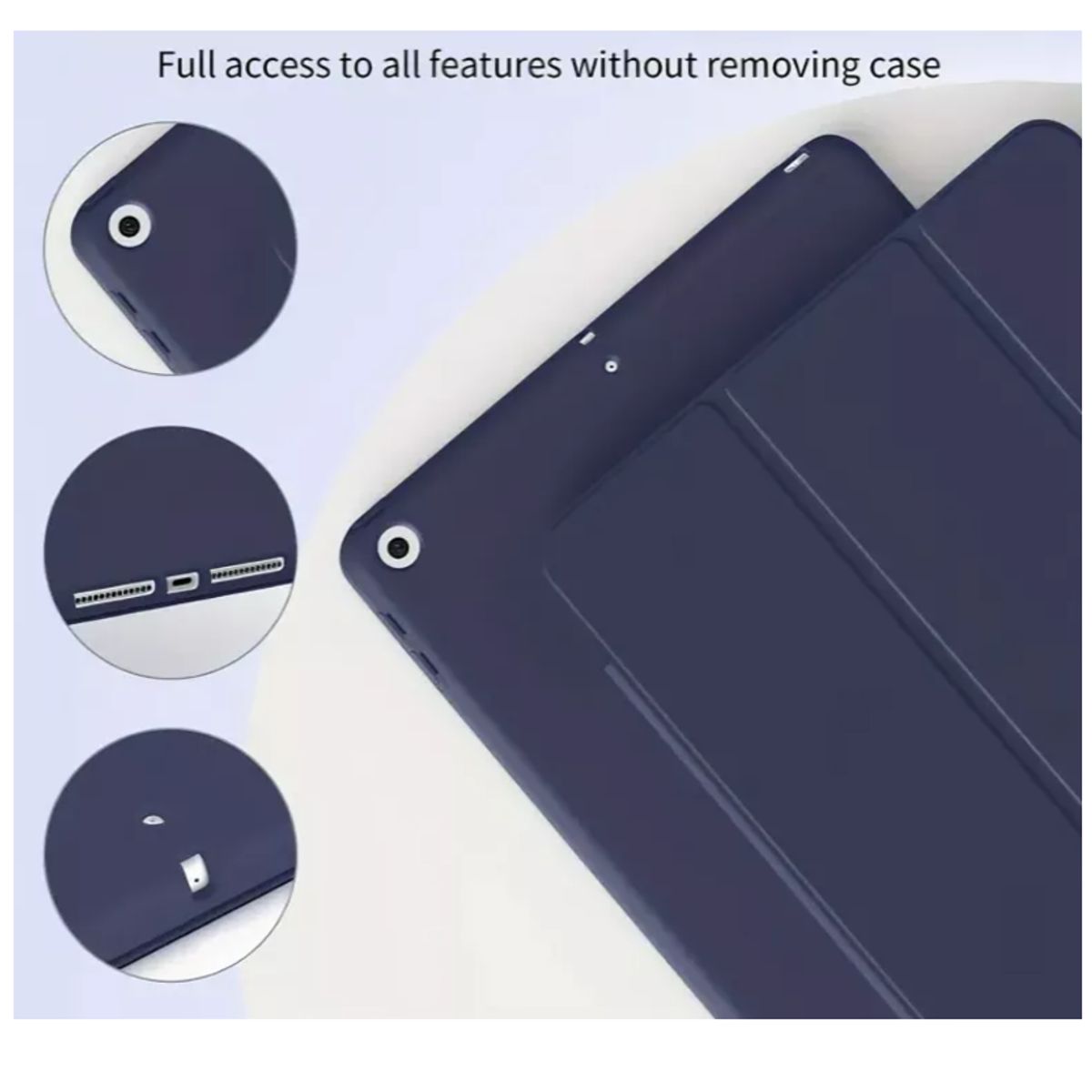 GENERICO - Funda Carcasa iPad 97 5ta 6ta Generación 20182017 Con Ranura Pencil