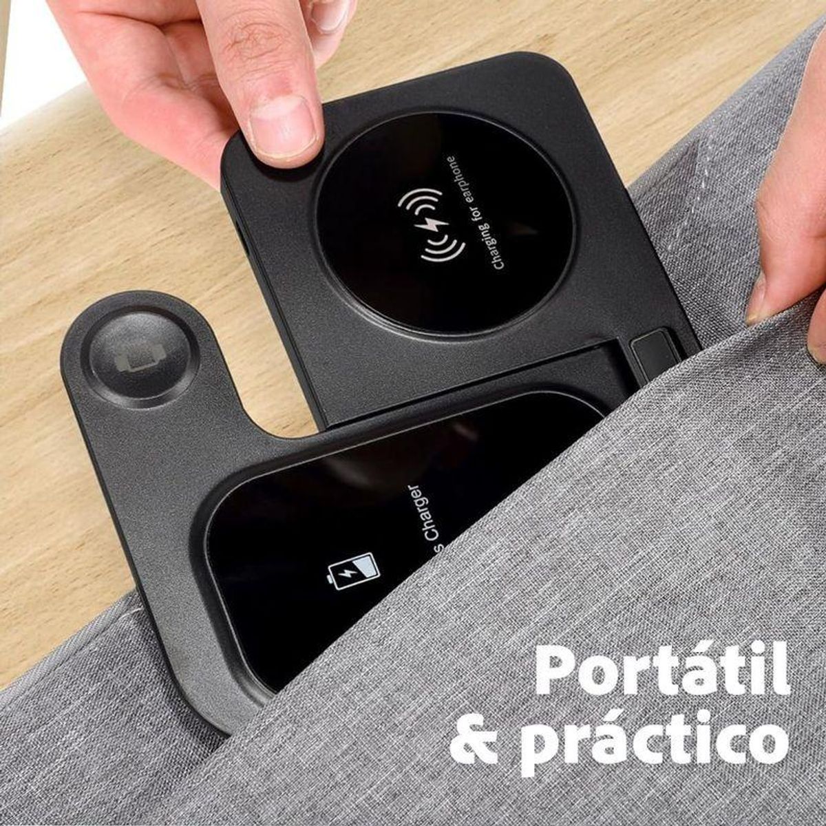 GENERICO - Estación de Carga Inalámbrica 3 en 1