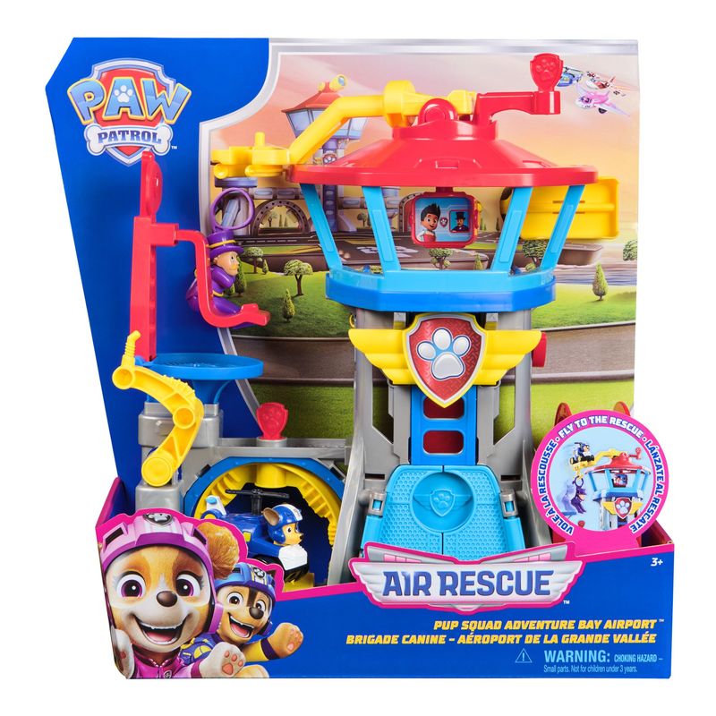 PAW PATROL - Aeropuerto Air Rescue 30 Cm Con Accesorios Paw Patrol