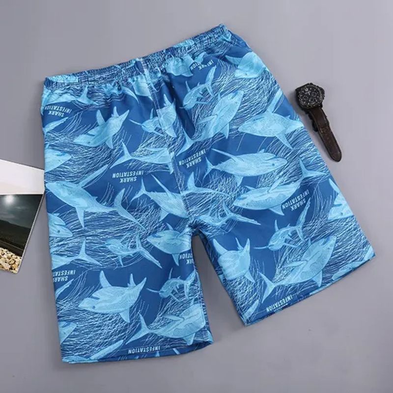 EDWINAYY - Traje Baño De Hombre Con Estampado Floral De Gran Tamaño