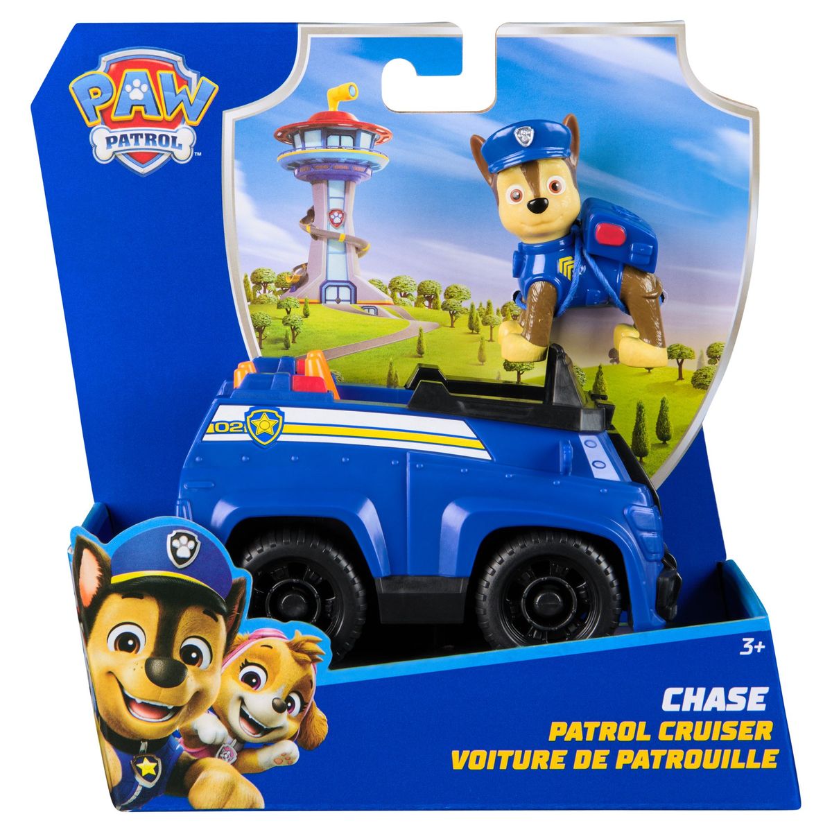 PAW PATROL - Vehículo Sostenible Con Figura De Chase Paw Patrol