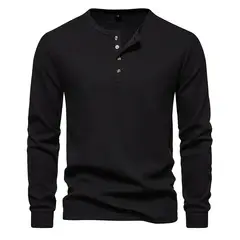 BLWOENS - Polera Manga Larga Hombre - Negro