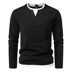 BLWOENS - Polera Manga Larga Hombre - Negro