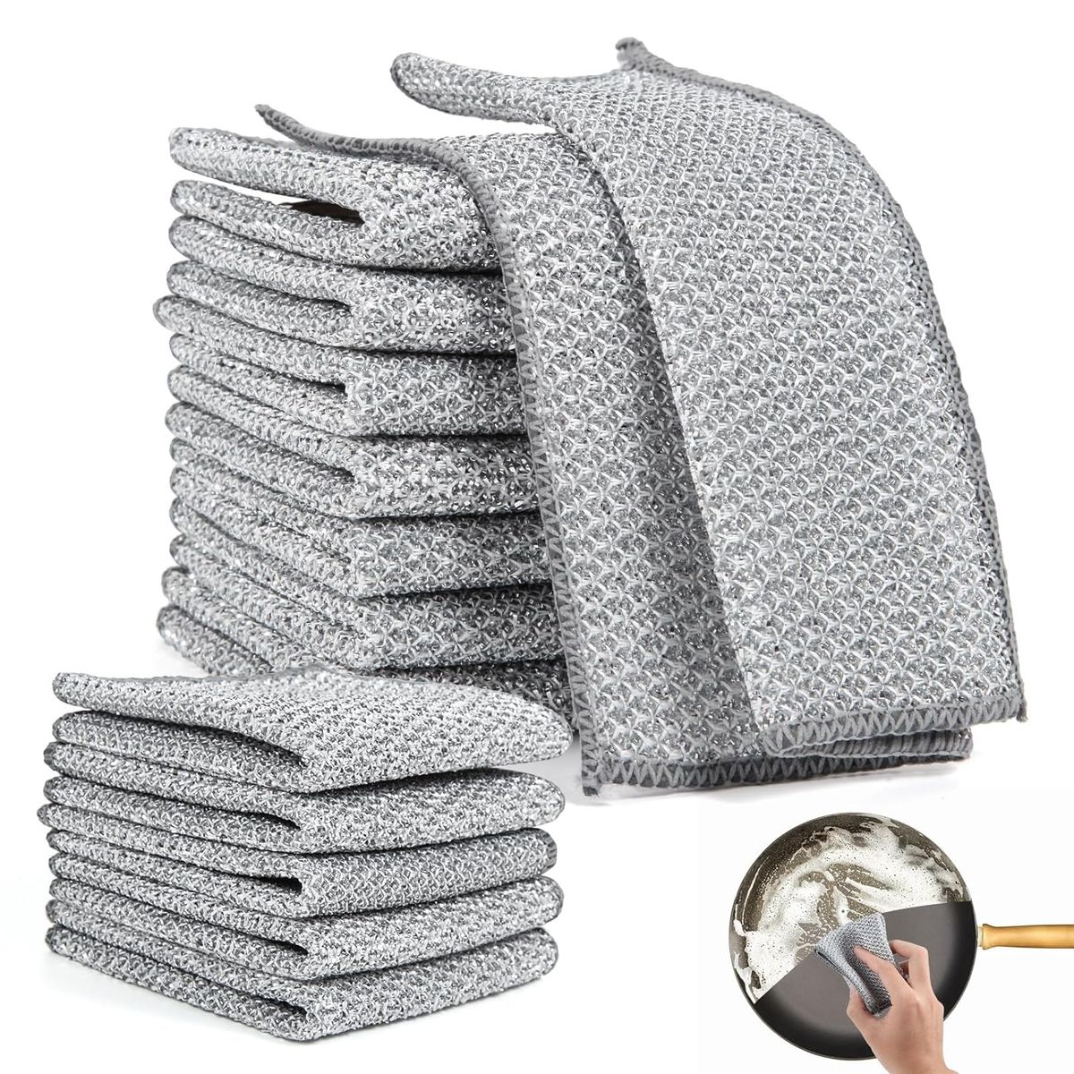 TNAKIEX - 25 Trapos De Alambre Multiusos Para Lavar Platos