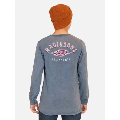 Imagen 2 del producto Polera ML Bamboo Celeste Infantil - Celeste