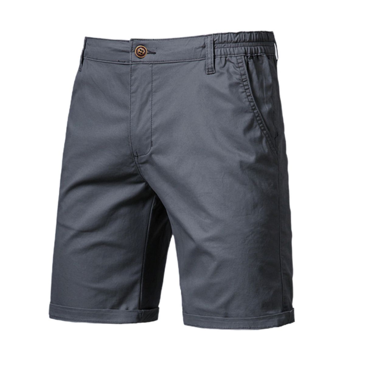 EDWINAYY - Shorts Hombre Adulto Poliéster Corto Cargo Casual Mezclilla