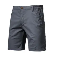 EDWINAYY - Shorts Hombre Adulto Poliéster Corto Cargo Casual Mezclilla