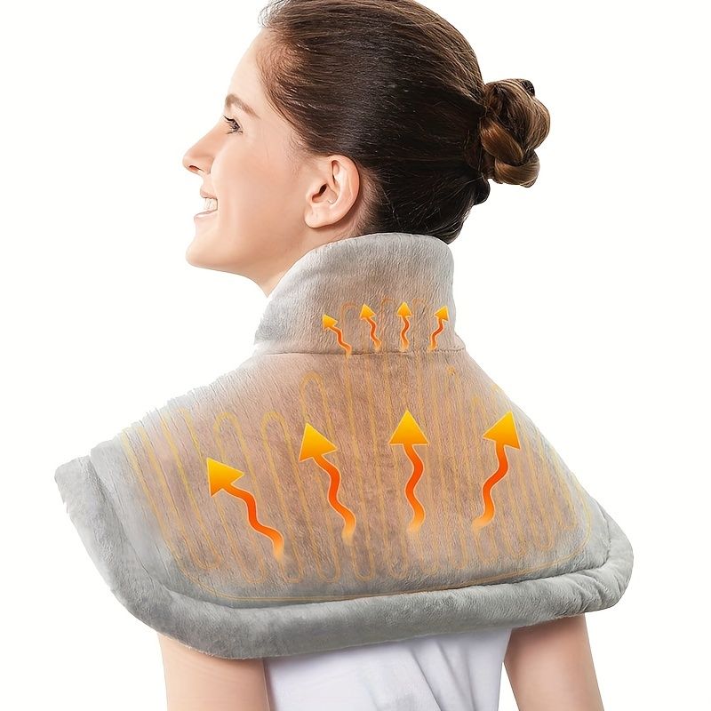 TIOZONEY - Almohadillas eléctricas para cuello y hombros