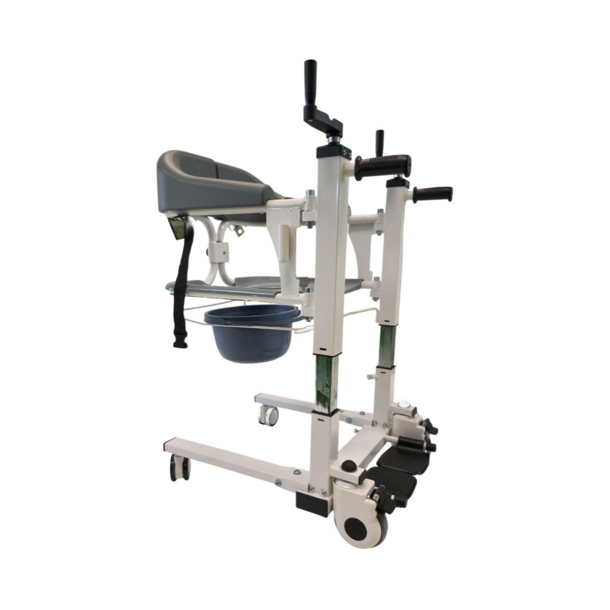 GLOMED - Silla De Baño y Traslado Multifuncional Con Ruedas GLOMED