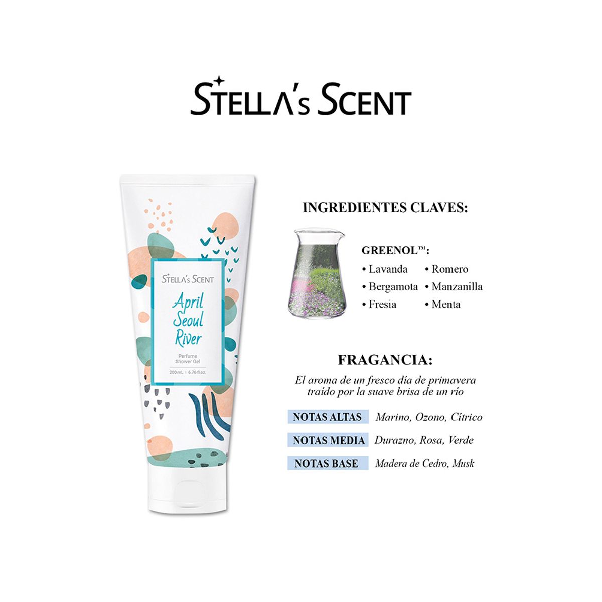 STELLA'S SCENT - Gel De Ducha April Seoul River 200ml Stellas Scent Korea