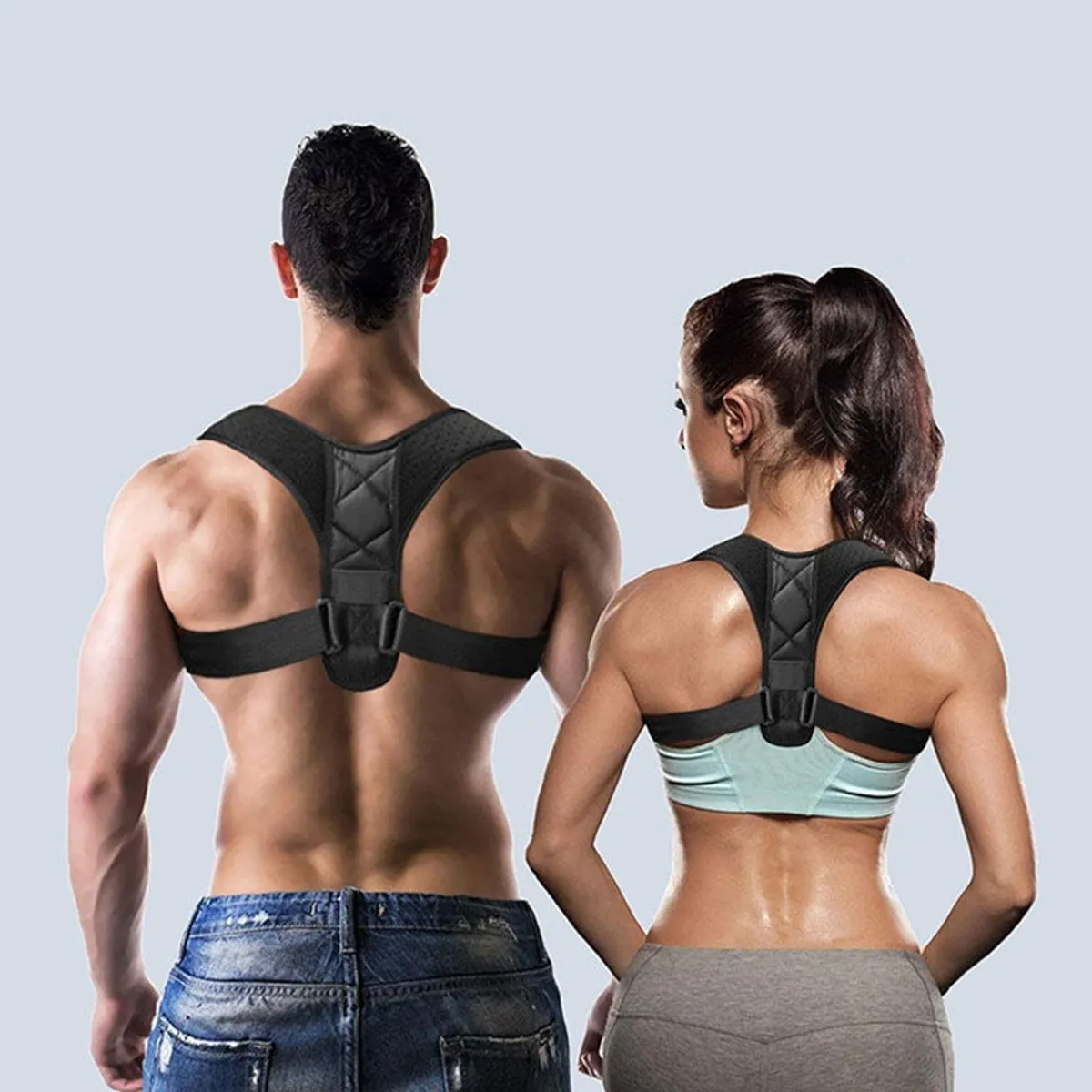 TIOZONEY - Corrector Postura Espalda Para Hombre Y Mujer Faja Ajustable