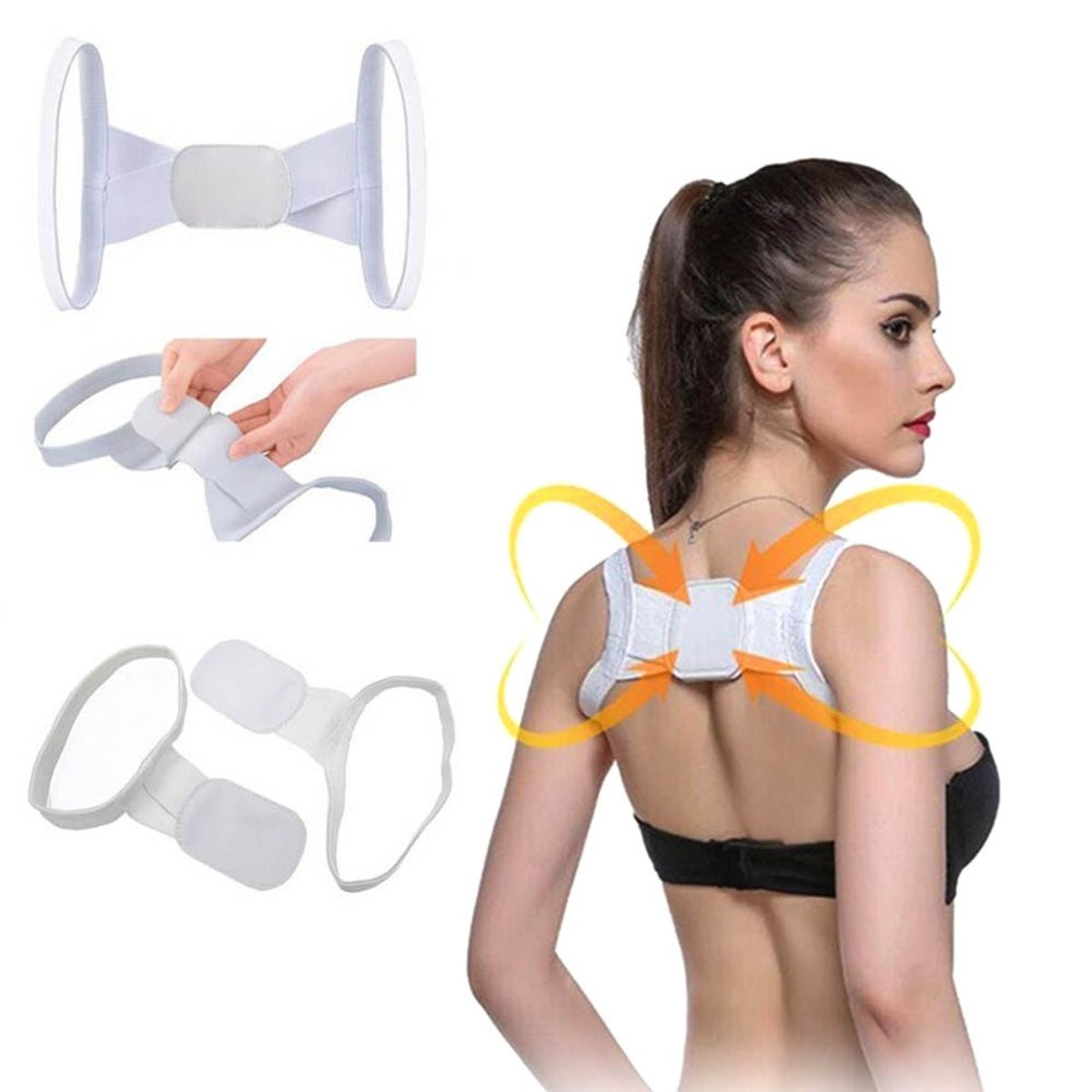 TIOZONEY - Corrector Postura Espalda Para Hombre Y Mujer Faja Ajustable