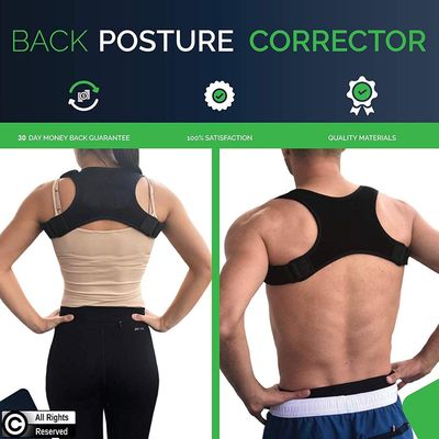 Imagen 2 del producto Corrector De Postura Invisible Unisex- Negro