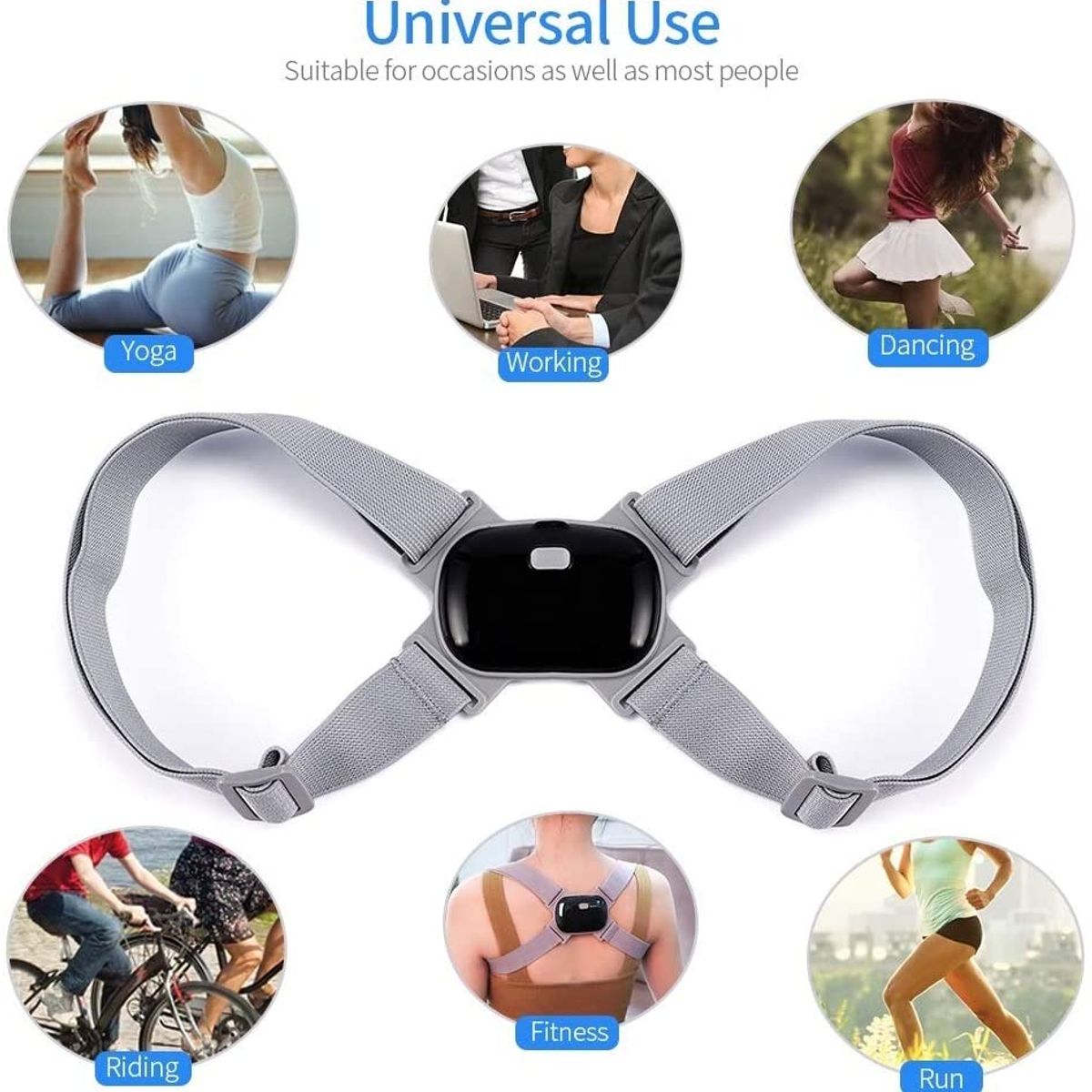 TIOZONEY - Inteligente con Vibración Corrector De Postura Invisible Unisex