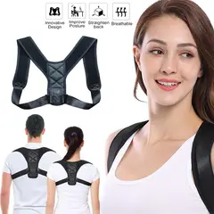 TIOZONEY - Corrector De Postura Invisible Unisex-Negro