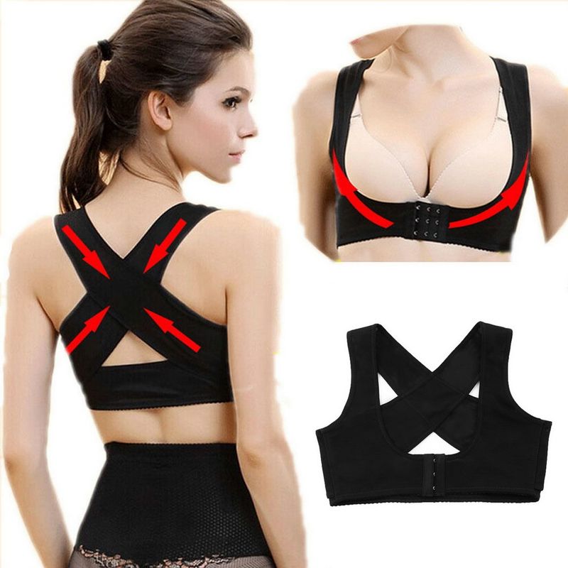 TIOZONEY - Faja Correctora De Postura Para Mujer-Negro.-