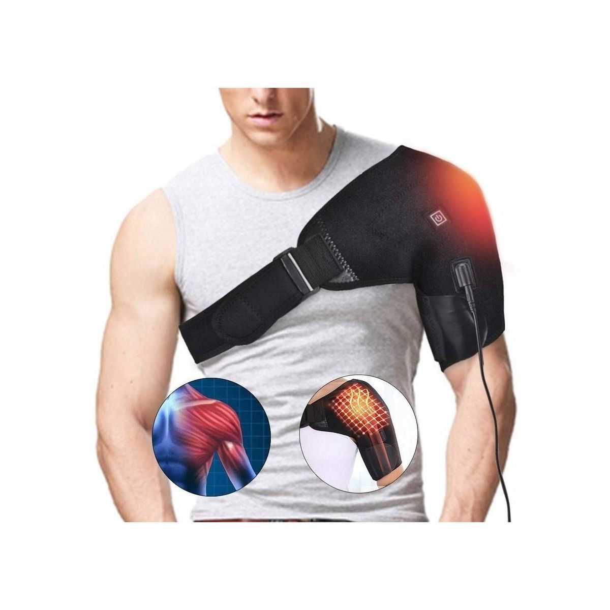 TIOZONEY - Hombrera Con Calorfrio Rehabilitacion 3 En 1
