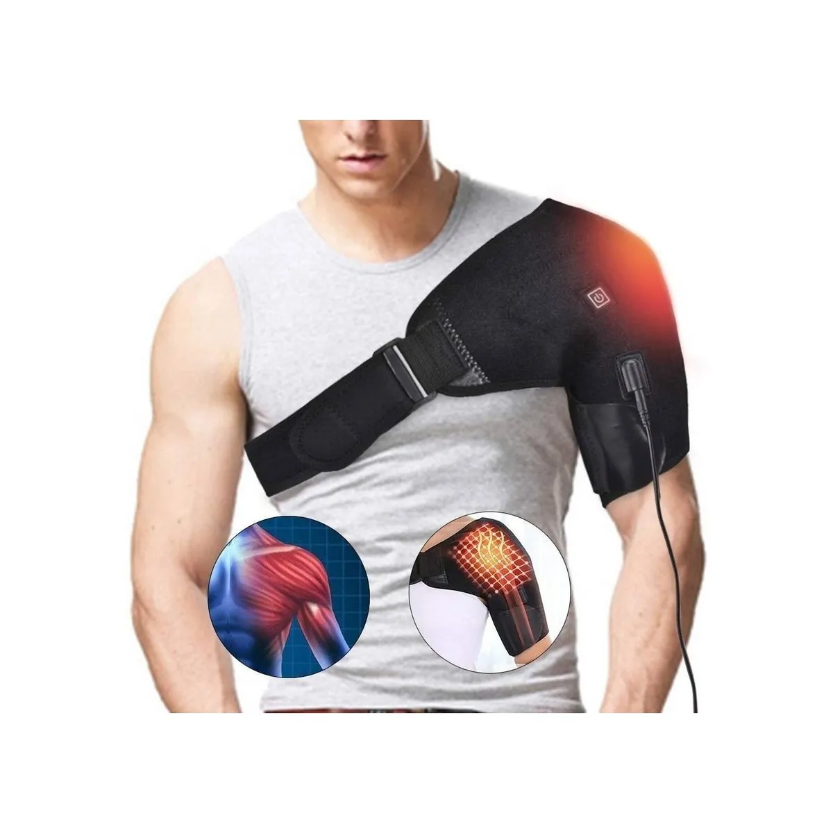 TIOZONEY - Hombrera Con Calorfrio Rehabilitacion 3 En 1