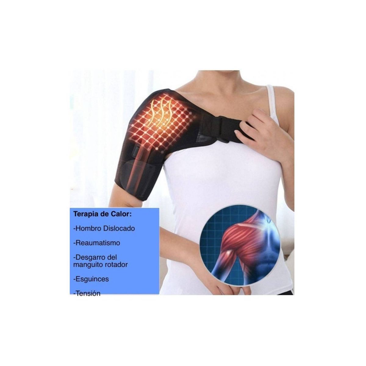 TIOZONEY - Hombrera Con Calorfrio Rehabilitacion 3 En 1